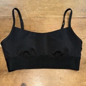 Woman’s PINK ACTIVE Black Sports bra Size XSmall